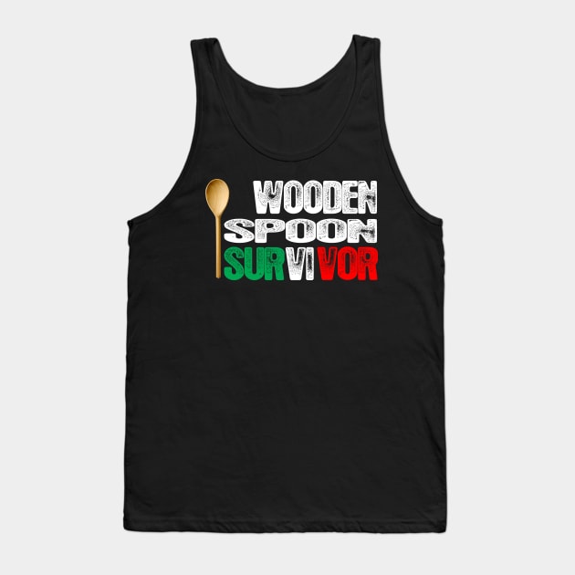 Wooden Spoon Survivor Tank Top by NiceTeeBroo